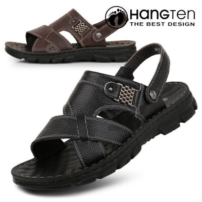 Comfortable Shoes To Wear/Cowhide/Men s Sandals/Men s Slippers