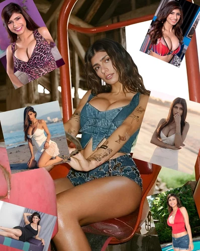 Mia Khalifa 8 x 10 in (20 x 25 cm)- 4 x 6 in (10 x 15 cm) UNSIGNED photos