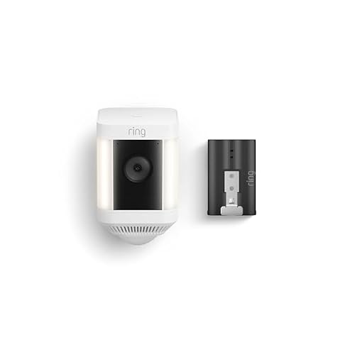 Ring Spotlight Cam Plus, Battery with extra Quick Release Battery