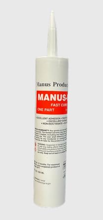 Universal Truck Body - Manus 75AM - FC - Fast Cure - Gray Silicone Rubber Sealant Caulk - 1 Pack