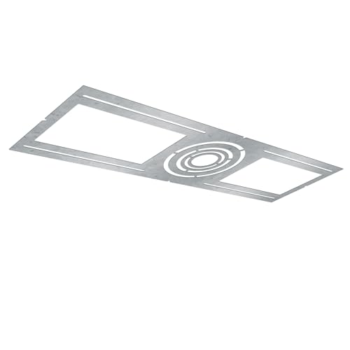 24 Pack New Construction Bracket Mounting Plate for 346 inch Wafer LED Downlights, Slim Shallow Recessed Housing, Galvanized Steel