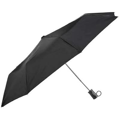 totes Basic auto open umbrella ~ 42 Coverage ~ Black