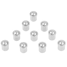 10pcs Spring Plunger, 304 Stainless Steel Ball Plunger Retractable Quick Release Locking Pin, 6mm x 5mm Ball Catch Latch Catcher for Door Cabinet Drawer Precision Positioning