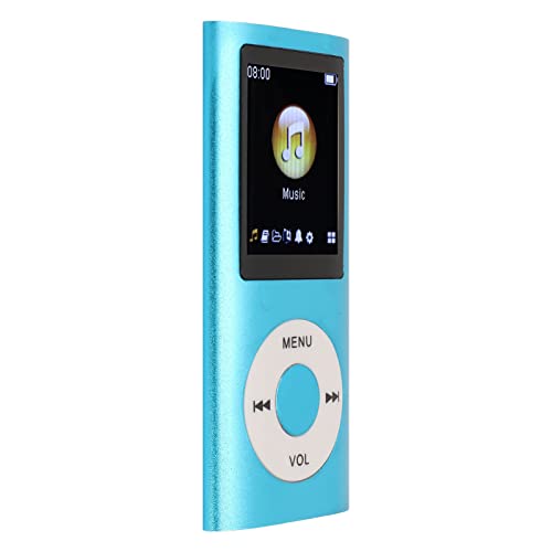 MP3 Player Stylish Multifunctional Lossless Sound Slim 1.8 Inch LCD Screen Portable MP3 Music Player Blue