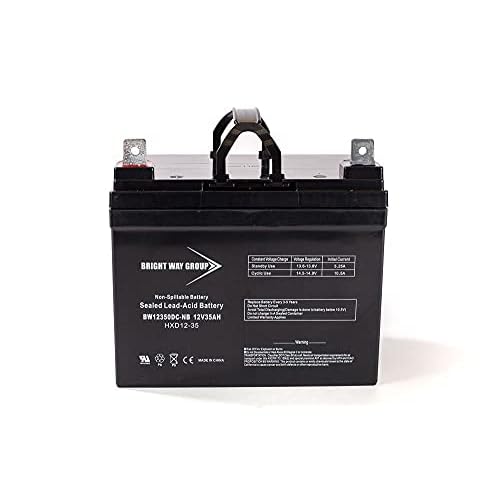Bright Way Replacement Battery for Golden Technologies Companion II 12V 35Ah NB Mobility Scooter Battery