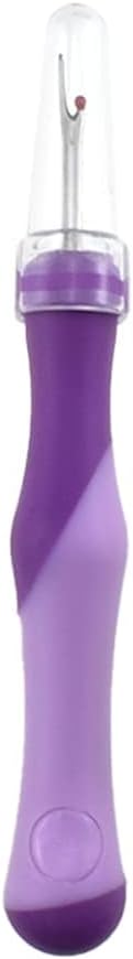 HAHIYO 5.3Inches 1PCs Purple Rubber Seam Ripper Ergonomic Grip Thread Stitch Remover Tool Sewing Stitch Cutter Thread Ripper Unpicker Sewing Accessory&Supply for Crafting Notions Quilting Sewing Hem