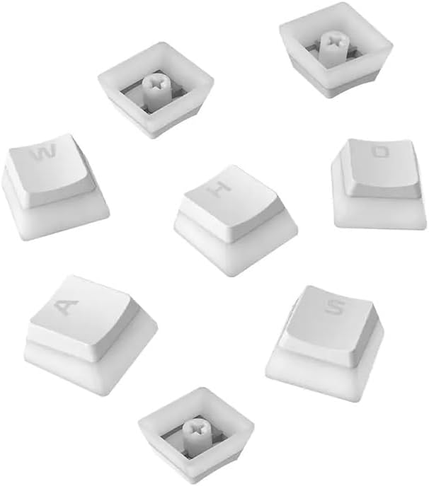 SPELT 108 Tuş Universal Pudding Mekanik Klavye Tuş Takımı Kapağı Keycap Beyaz İngilizce Dizilimli
