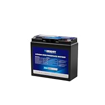 Renogy 12V 20Ah Trolling Motor Lithium Lifepo4 Battery, Built in 20A BMS, IP65 Waterproof Rated, 50% Lighter Deep Cycle Battery for kayaks, scooters, or emergency kits