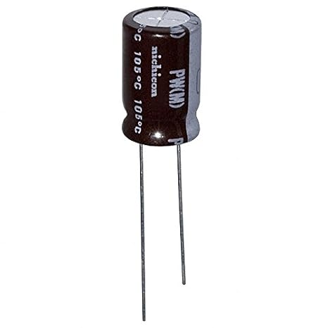 Nichicon UPW1E471MPD-10 Aluminum Electrolytic Capacitors - Leaded 25V, 470uF, 10 mm x 16 mm, 20% Tolerance, 5LS (Pack of 10)