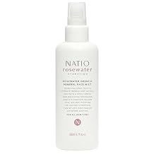 Natio Australia Rosewater Hydration Drench Mineral Face Mist, 6.7 oz - Face Moisturizer For All Skin Types - Makeup Safe Face Mist Hydrating Spray