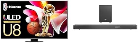 Hisense Exclusive Bundle 75U8N Smart TV & AX3125H Soundbar