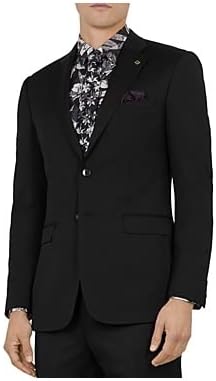 NWT Ted Baker of London Men's Debonair ARCINAj Plain Wool Suit Jacket Coat Black 44R