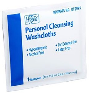PDI Healthcare U12095 Hygea Flushable Personal Cleansing Cloths (Pack of 400)