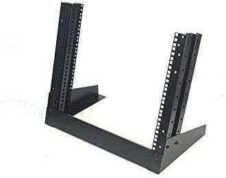 9U Stand Open Rack Equipment Frame for Server Networking and Data Server Desktop Rack