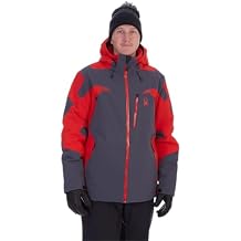 Spyder Men's Leader Insulated Hooded Ski Snow Jacket