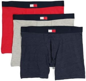Tommy Hilfiger 3pk Boxer Brief, Mahogany(Medium)