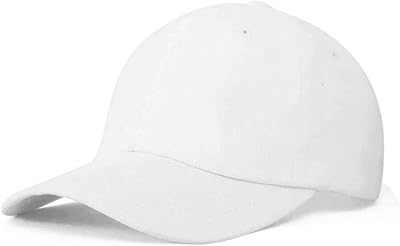 Ugerlov Unisex Baseball Cap Adjustable Low Crown Washed Denim Classic Cotton