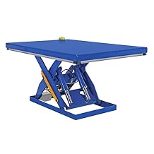 Vestil EHLT-4872-4-43 Steel Electric Hydraulic Lift Table 48 In. x 72 In. 4000 Lb. Capacity Blue