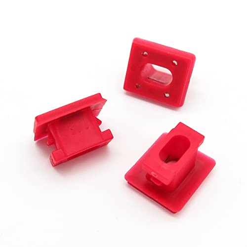 for BMW e46 e65 e66 e83 Dash Trim Clip RED x4 clips grommet insert retainer holder