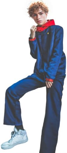 Anime Cosplay Costume Unisex School Outfits Halloween Suit Hooded Jacket Pants for Men Boys
