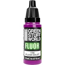 Green Stuff World Fluorescent Acrylic Paint Violet 1706 for Models and Miniatures