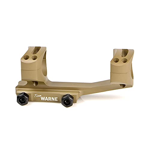 WARNE XSKEL30TW Gen 2, Extended Skeletonized 30mm MSR Mount, 6061 T6 Aluminum, Steel Threaded Inserts, Black