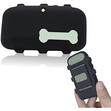 Silicone Holder Compatible for Tractive XL GPS Dog Tracker,Rubber Accessories Cover Finder Anti-Scratch,Secure Sturdy Case with Strap for Pet Cat Collar (Black,1pack)