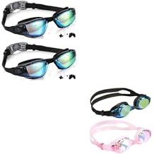 Aegend Kids Swim Goggles, Swimming Goggles for Kids Age 4-16 Boys and Girls Youth
