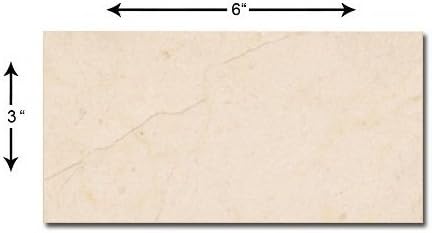 Crema Marfil Subway 3x6 Marble Tile Premium Polished