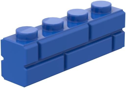 Gobricks GDS-632 15533 Brick Special 1x4 With Masonry Brick Profile, 50 pcs
