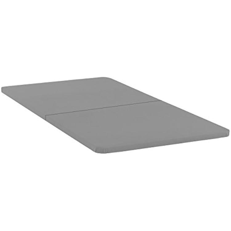 1.5-Inch Split Fully Assembled Bunkie Board for MattressBed Support, Twin, Grey.