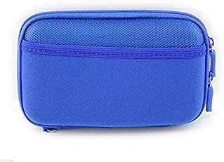 Nylon Hard Shell James Diabetes Compact Case for Glucose Meter Test Strips Lancing Device. (Blue)