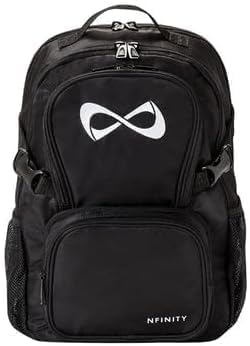 Nfinity Classic Cheer Backpack Laptop Backpacks with Detachable Pouch