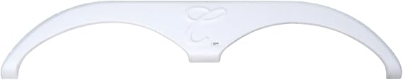 ICON 01655 Tandem Axle Fender Skirt FS785 for Forest River Cardinal - Polar White