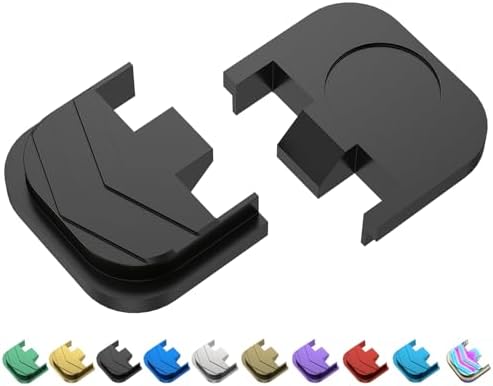 Cover Back Plate for GIock Gen1-5 17 20 21 23 24 25 26 Black