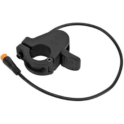 Electric Cycle Thumb Throttle,PC ABS Speed Throttle Accelerator Conversion Part with Waterproof Connector