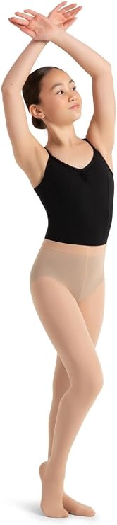 Capezio Girls' Ultra Soft Self Knit Waistband Tight