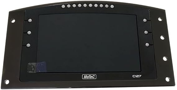 Billet Bezel for MoTeC C127 Dash Display (Black Anodized)