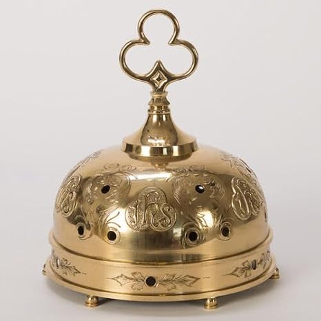 Large Hand Held Church Sanctus Bell, Communion Church Bell in Solid Brass (CCG-286)