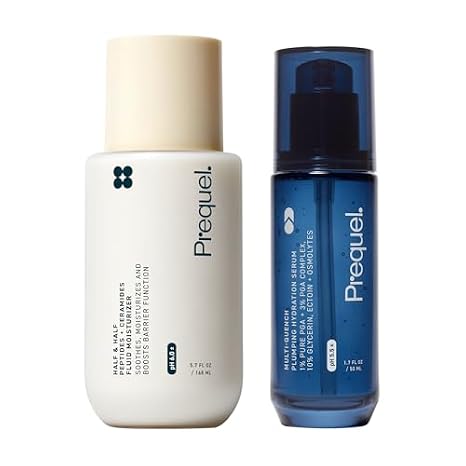 Prequel Skin Fluid Face Moisturizer and Multi Quench Hydration Serum