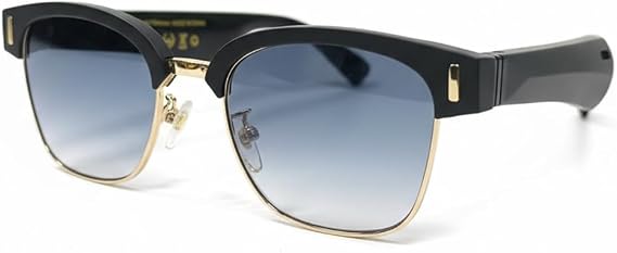 Bluetooth Sunglasses for Men Built-in Mic & Speakers, Smart Glasses Open Ear with Outdoor UV Protection and Voice Control for Men Women