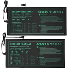 Seedling Heat Mat Durable Waterproof Plant Heating Pad 10"x 20.75" for Germination, Indoor Gardening, Greenhouse