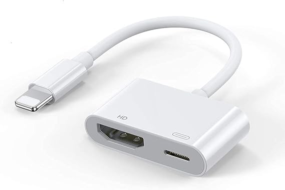 Lightning Dijital AV Adaptörü HDMI Kablosu Senkronizasyon iphone ipad Uyumlu TV Projektör