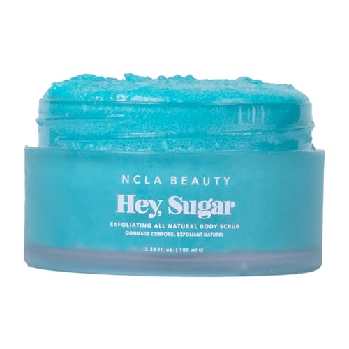 NCLA Beauty Hey Sugar All Natural Body Scrub - Moisturizing, Exfoliating Sugar Scrub - Notes of Neroli - Amalfi Coast - 3.4 oz