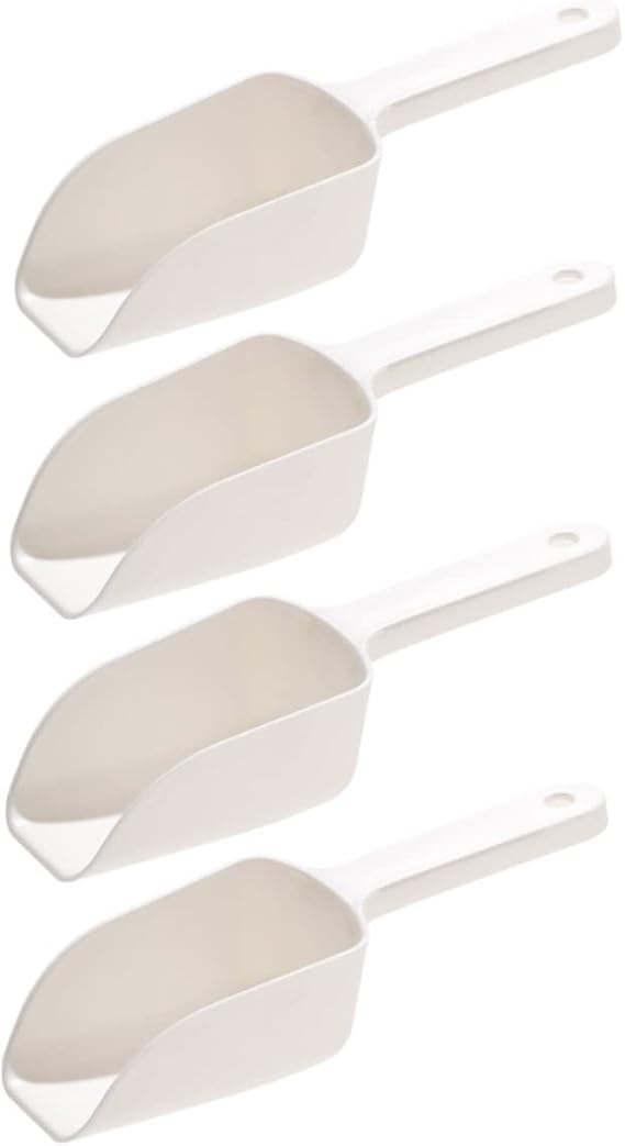 Food Scoop 4Pcs Ps Kitchen Ice Shovel, Comfortable Handle