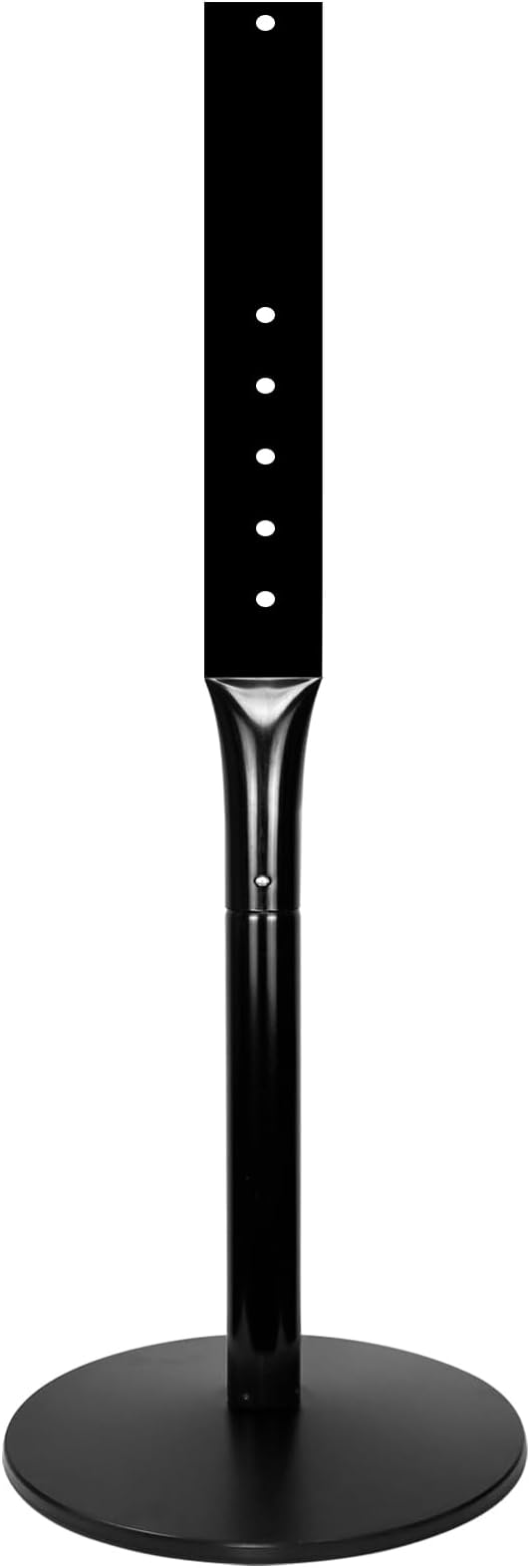 Parking Sign Post Heavy Duty 49" Sign Base Cast Iron Sign Stand, Movable Parking Sign Stand for Hanging Signs (Black-1 Pack-20 lbs)