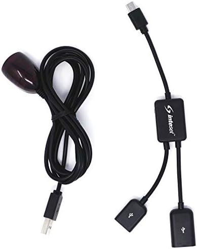 Inteset IReTV USB IR Receiver & USB Y Cable for use with F-TV, with the Inteset INT422 & Harmony Remotes (Remote not Included)