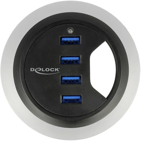 USB-HUB 62868 Delock 4-Port USB3.0 Desktop mounting