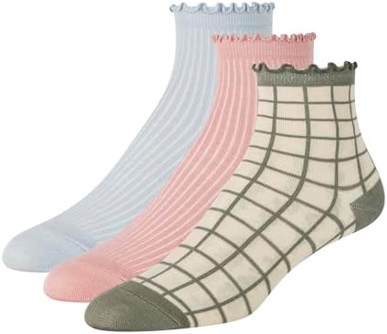 Ted Baker Womens 3 Pack Ruffle Anklet Socks