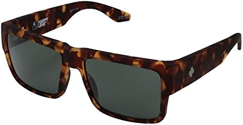 Spy Optic Cyrus Sunglasses Soft Matte TortoiseGrey Green Lens  Spy Sticker